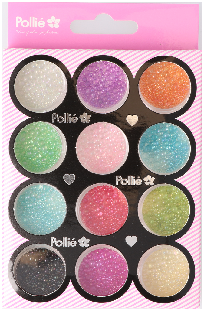 Bolas Micro Cristal Nail Art 1,5G X 12