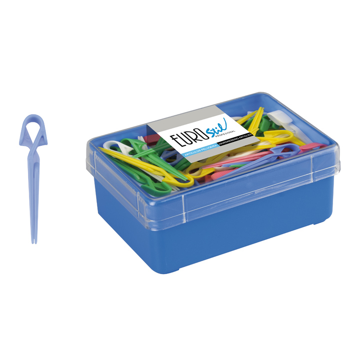 Caja 60 Pinzas Plastico Mediana